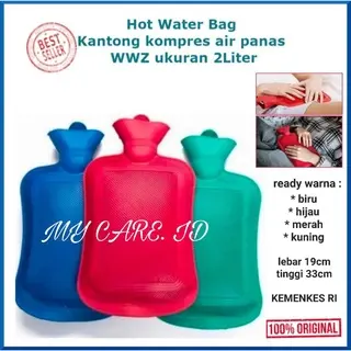 Alat Kompres Panas / WWZ / Hot Water Bag / Kantong Kompres Air Panas - PREMIUM