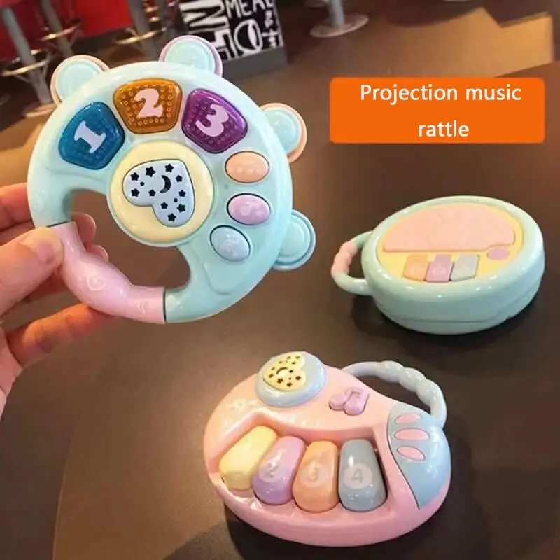 Lonceng Rattle Proyeksi Bayi/ Mainan Mainan Bayi / Mainan Bayi Mainan Musik Genggam / Mainan Bayi Musik 3