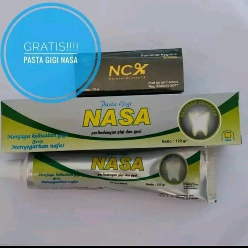Crystal X Nasa promo gratis pasta gigi nasa cristal x kristal x 0