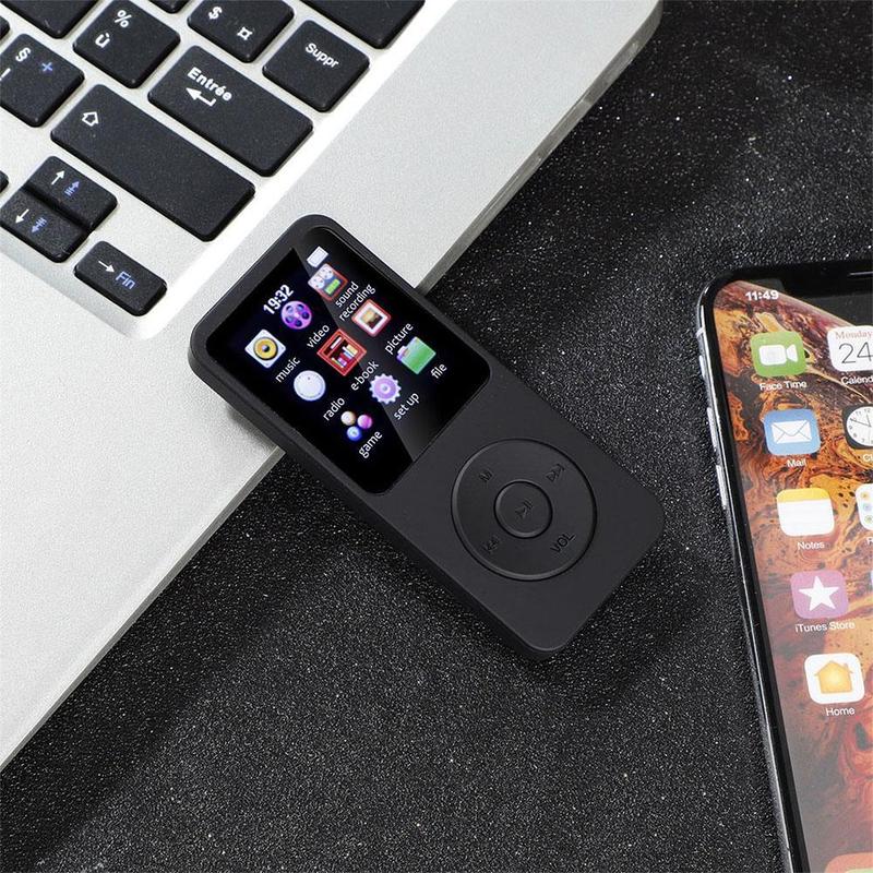 Máy nghe nhạc MP3 MP4, Tương thích Bluetooth 5.0, Máy nghe nhạc, Walkman dành cho học sinh, Món quà Lý Tưởng cho trẻ em