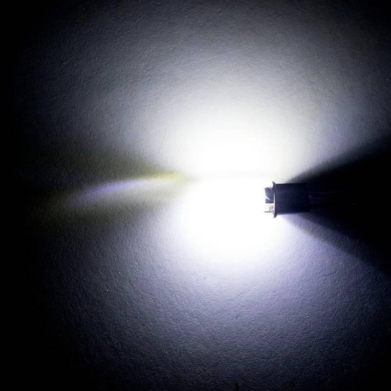 10x T10 W5W Car LED Bulb Turn Signal Light Auto Interior Dome Reading Light License Plate Wedge Side Super Bright White 12V 6SMD 5