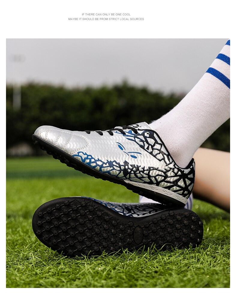 Product Introduction of Professional soccer shoes kids football sneakers men women adult cleats grass training Sports futsal shoes 48
