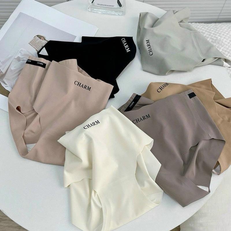 Set 5 Quần lót nữ đúc su thun lạnh không đường may mềm mịn 2