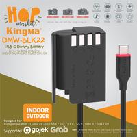 Gambar KingMa USB Type C Dummy Battery Adapter DMW-BLK22 Power Supply for Baterai Panason1c Lumix S5 GH5 G9 DMW BLK 22 dll dari hop market Kota Administrasi Jakarta Barat 1 Tokopedia