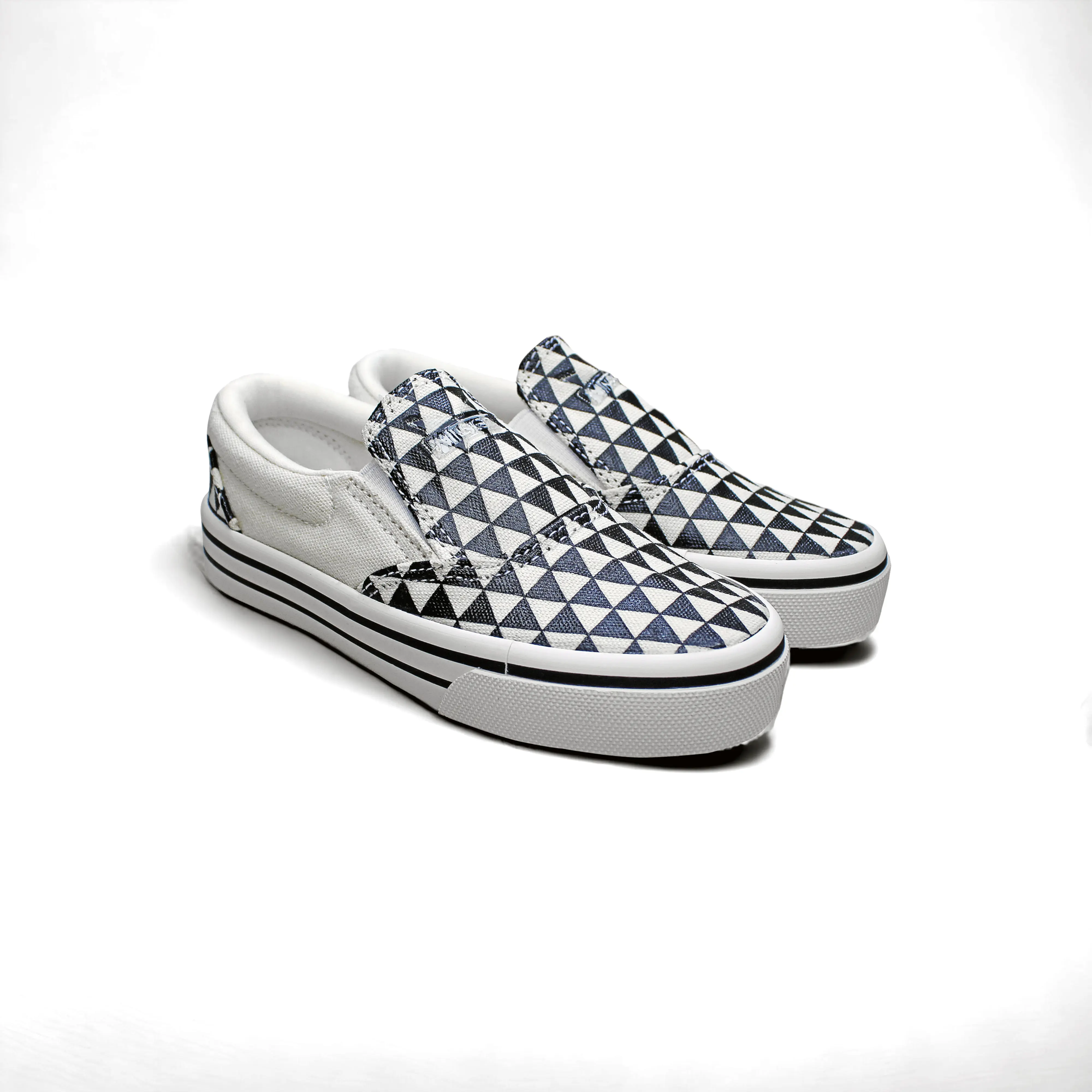WINSKETZ - Sepatu Anak-Anak Laki-laki Perempuan Olahraga Sekolah Casual Fashion Original Premium - Slip On Triangle Kaki