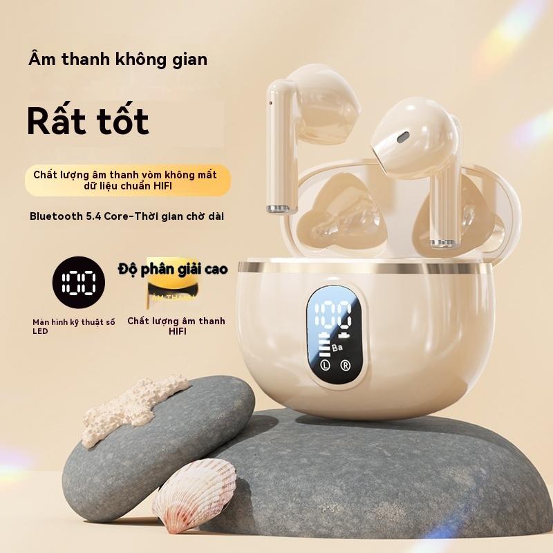 2025 Tai nghe Bluetooth J08 mới với màn hình LED Giảm tiếng ồn TWS Tai nghe không dây