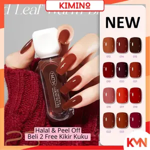 KMN NEW Kutek Halal Peel Off Tahan Lama Bisa di Kupas Cat Kuku Kuteks Halal Muslimah Wangi Nail Polish Manicure 10ml