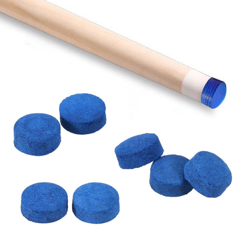 Đầu bi-a bằng da WL, 20 miếng, 10/12/13MM, đầu Xanh Biển một lớp mỏng với bột chống ẩm, phụ kiện bi-a # 464513 3