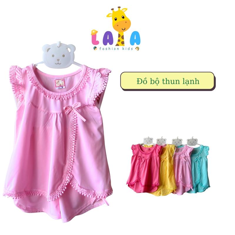 Product Introduction of [Combo 4 bộ] bé gái thun lạnh phối ren nhiều mẫu size 5-23kg (màu ngẫu nhiên) set ngố đồ bộ quâ  notreem quần quant  reem 11