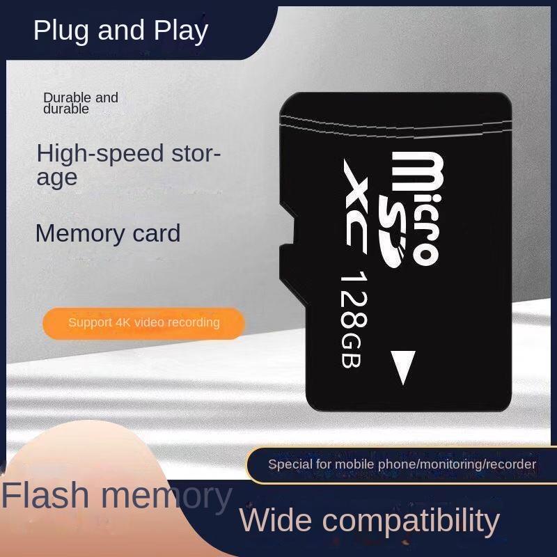  Thẻ TF Mới 128GB Micro SD Hỗ Trợ 4K Video Recording Dành Cho Điện Thoại Máy Ghi Âm Lái Xe Card cute ốp iphone mini siêu sáng đèn usb lưng 16 realme c75 mi50 vga gimbal máy ảnh oppo a92 reno 11f chống hộp cho ẩm 