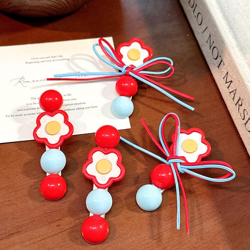 KYUBE - 2PCS JEPIT RAMBUT PITA BUNGA KOREA LUCU / JEPIT RAMBUT FASHION KEKINIAN