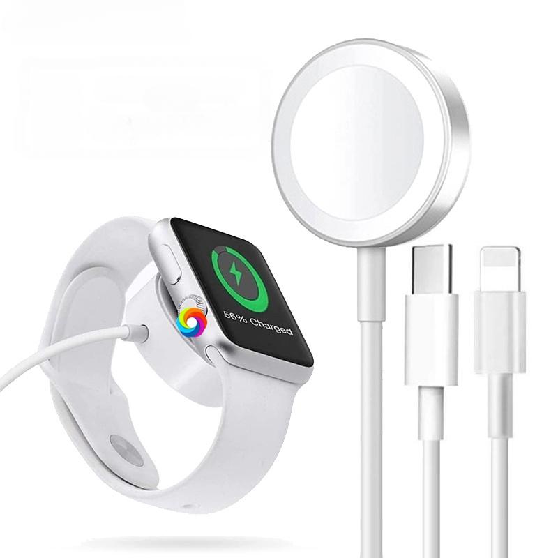 Bộ sạc cho Apple Watch Bộ sạc nhanh Tương thích với Series ultra 8 7 6 5 4 3 2 Se 49mm 45mm 41mm 44mm 42mm 40mm Cáp sạc từ tính Bộ sạc không dây từ tính Cáp USB