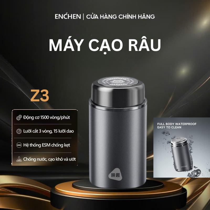 Máy cạo râu mini Enchen Z3 , lưỡi dao 3 vòng tự mài, chống kẹt - TikTok ...