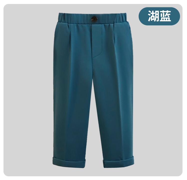 Product Introduction of กางเกงชุดเด็ก, กางเกงสูทสีทึบ, สำหรับเด็กชาย, นักเรียนชั้นประถมศึกษา, ชุดการแสดง, กางเกงขายาวลำลองฤดูใบไม้ผลิและฤดูใบไม้ร่วง 20