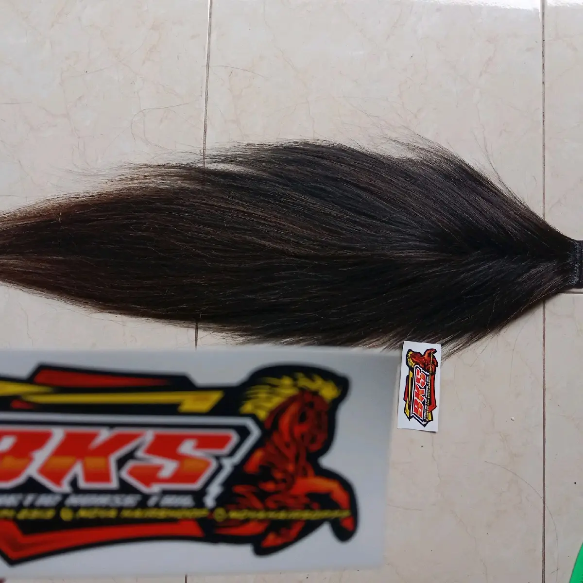 buntut kuda sintetis bagian belakang super