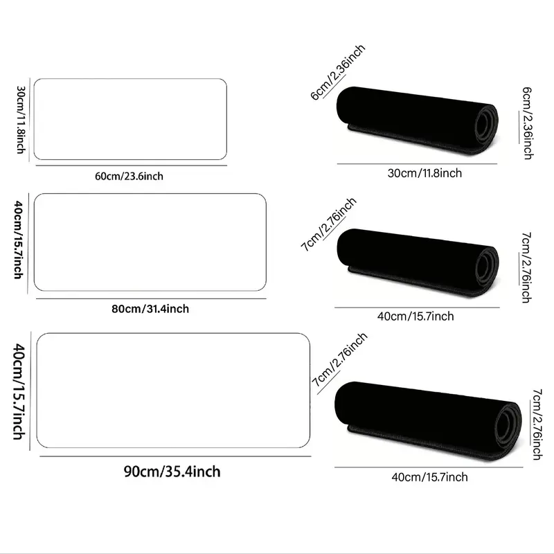 Sunflower Pattern Mouse Pad, Rectangle Gaming Mouse Pad, Office Desk Accessories, Non-Slip Rubber Base Stitched Edge Desk Pad for Home Office 1