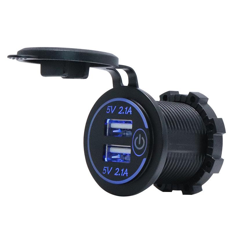 Product Introduction of Bộ Sạc Điện Thoại Di Động Thông Minh Gắn Trên Xe, Đa Chức Năng, USB Kép, Không Thấm Nước, Cho Ô Tô, Xe Máy, Sửa Đổi Ô Tô Điện, Một Cho Hai, Mới 11