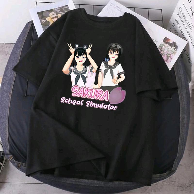 BAJU ANAK KAOS ANAK LAKI PEREMPUAN SAKURA SCHOOL SIMULATOR atasan pakaian 4