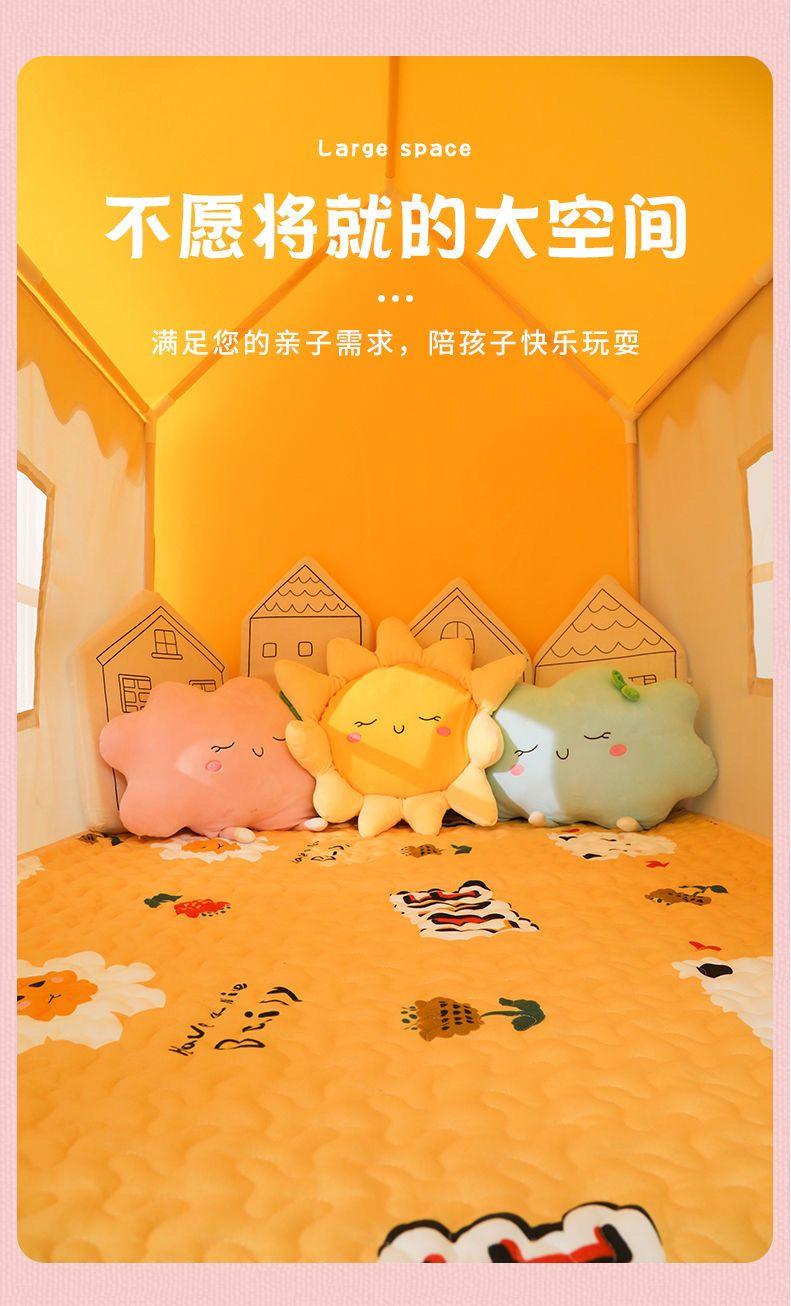 Product Introduction of Children's Tent Indoor Game House Small House Castle Princess House Sleeping Play House Toy Mosquito Net Birthday Gift for Children 9