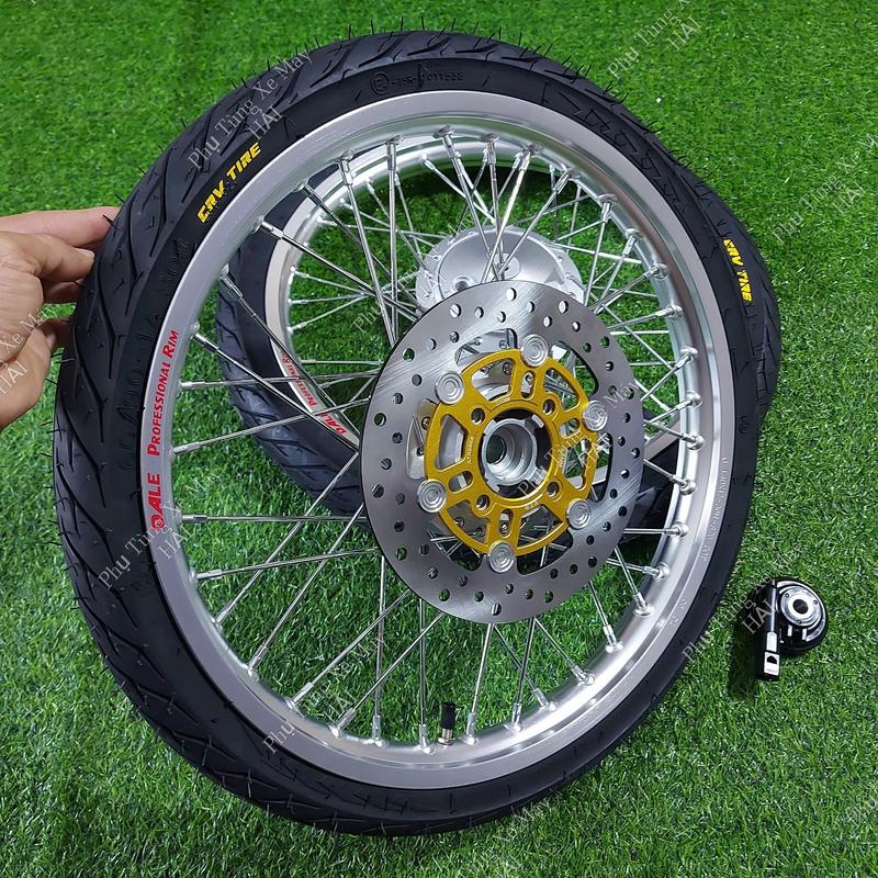 Bánh Căm FULL Đầy Đủ Lắp Đặt Tương Thích Cho Các Dòng Xe HONDA FUTURE LED , WAVE 1 THẮNG ĐĨA TRƯỚC HTH124 MSPV 20