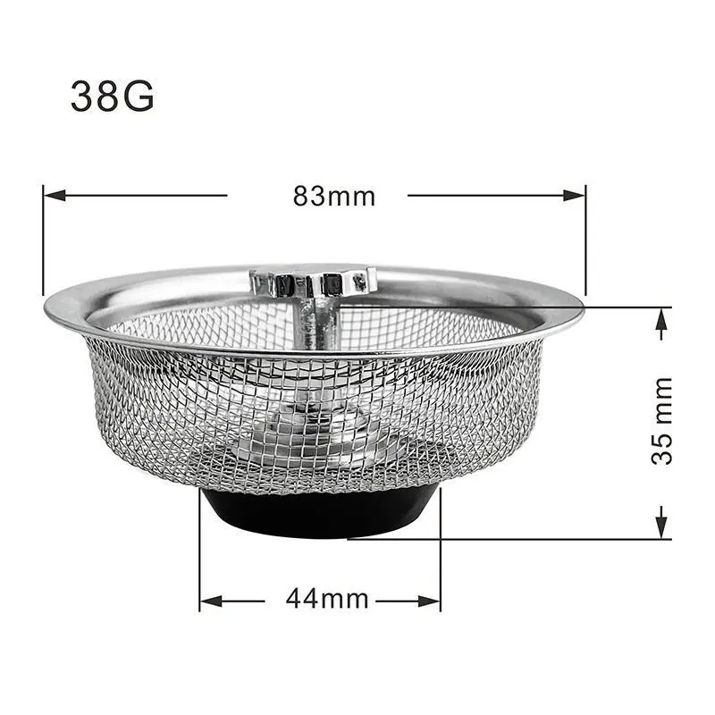 Lưới Inox Lọc Rác Bồn Rửa Chén - Lưới Lọc Cặn Thức Ăn, Rau Thừa Chống Tắc Nghẽn Không Gỉ - SLock 7