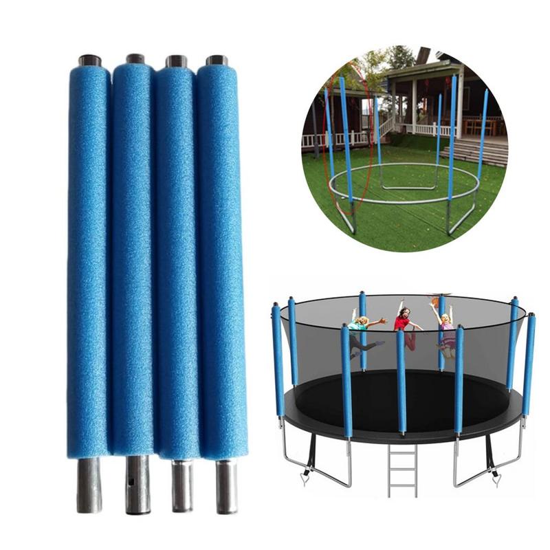 Zwudqco- Trampoline Pole Replacement Kids Trampoline Pole Universal Trampoline Pole Foam Cover Replacement Parts for Safety Enclosure Set of 4 1.76/1.96m Length Anti-collision 0