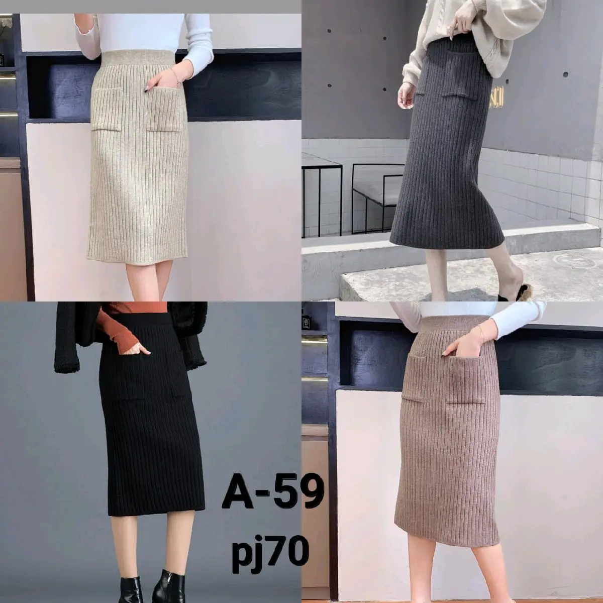 Rok Rajut Import 7/8 A.59