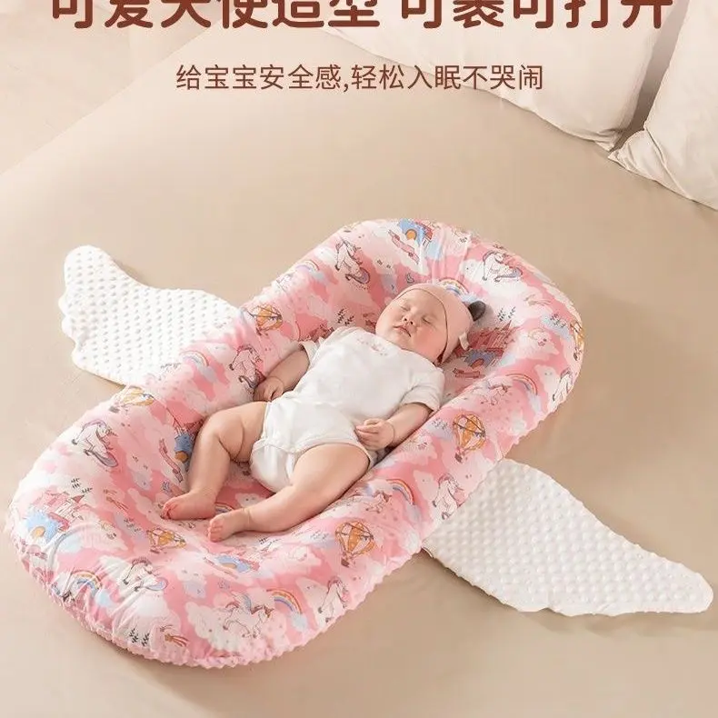 Giường Trên Giường Cho Em Bé Dụng Cụ Hữu Ích Cho Trẻ Sơ Sinh Giường Sàn An Toàn Chống Áp Lực Chống Sốc Cho Bé 0 Đến 6 Tuổi