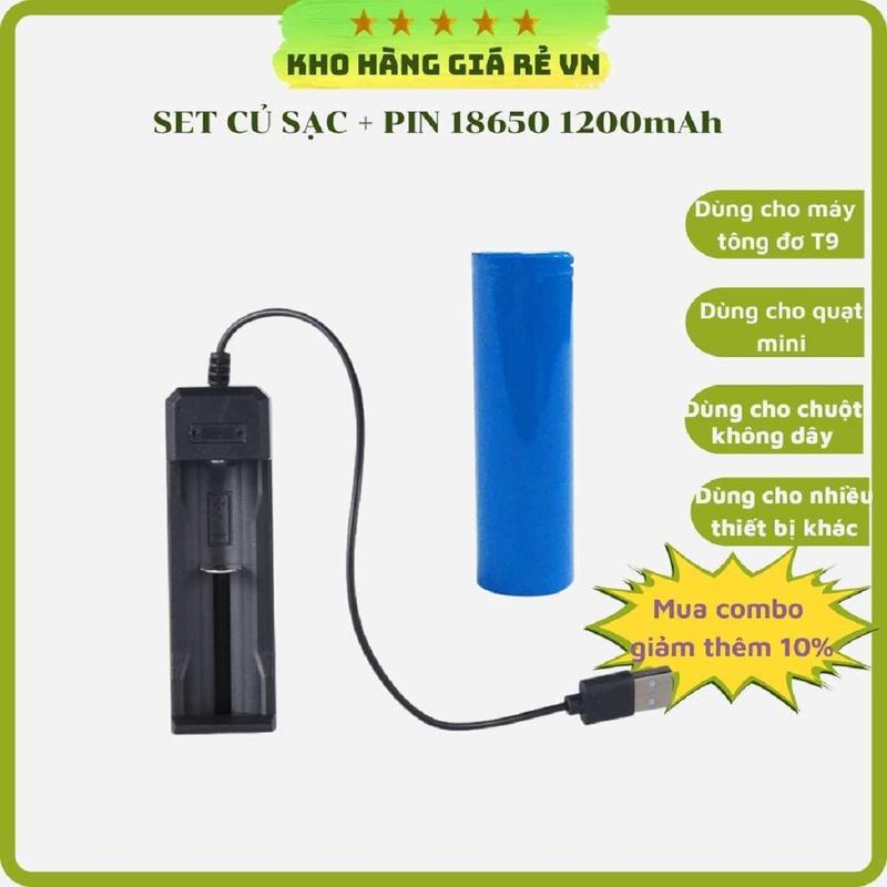 Pin tông đơ cắt tóc T9 và cốc sạc pin rời tiện dụng sử dụng pin Lithium 18650…