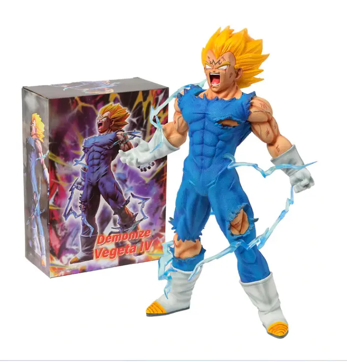 Super Saiyan Majin Vegeta Action Figure Dragon Ball Large Size