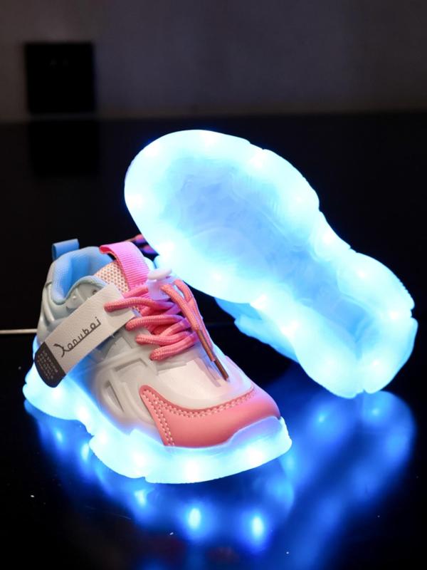 USB Rechargeable LED Light Shoes, Glow in The Dark Casual Sneakers, Street Dancing Shoes, Boys Girls Glow-in-the Dark Casual Sneakers 6