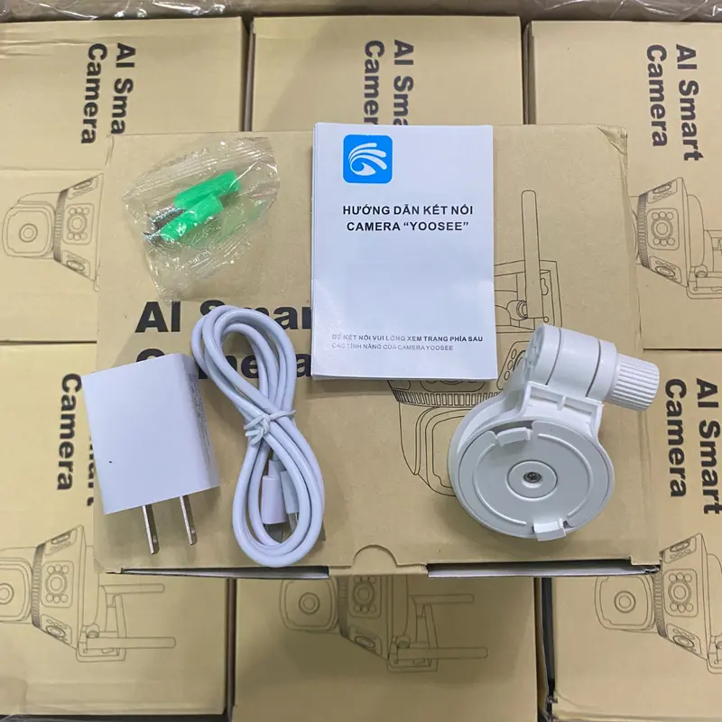 [ Camera+Thẻ 128gb ] Combo Camera 2 mắt trong nhà Và Thẻ 128gb Tự Xóa Ghi Đè Lưu Trữ 30 Đến 40 Ngày,Tặng Một Bộ Chuông Gắn Cửa, Phát Hiện Chuyển Động,Ban Đêm Có Màu,Xoay 355 Độ,Camera Yoosee,Camera Wifi,Camera An Ninh,Bảo Hành 12 Tháng,Thẻ Đổi Mới 2 Năm 7