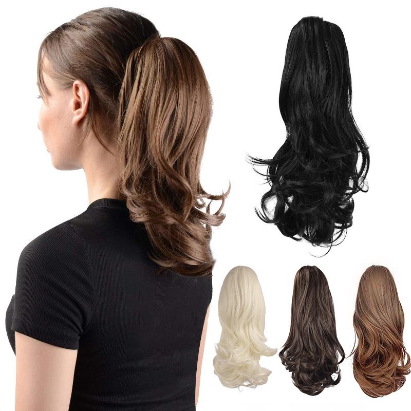Product Introduction of Kẹp Tóc Càng Cua Lớn, Dành Cho Nữ, Sợi Hóa Học, Tóc Giả Đuôi Ngựa Cong, Tóc Giả Gợn Sóng Sâu Ngắn, Đuôi Ngựa, Bán Buôn, Còn Hàng Women 0