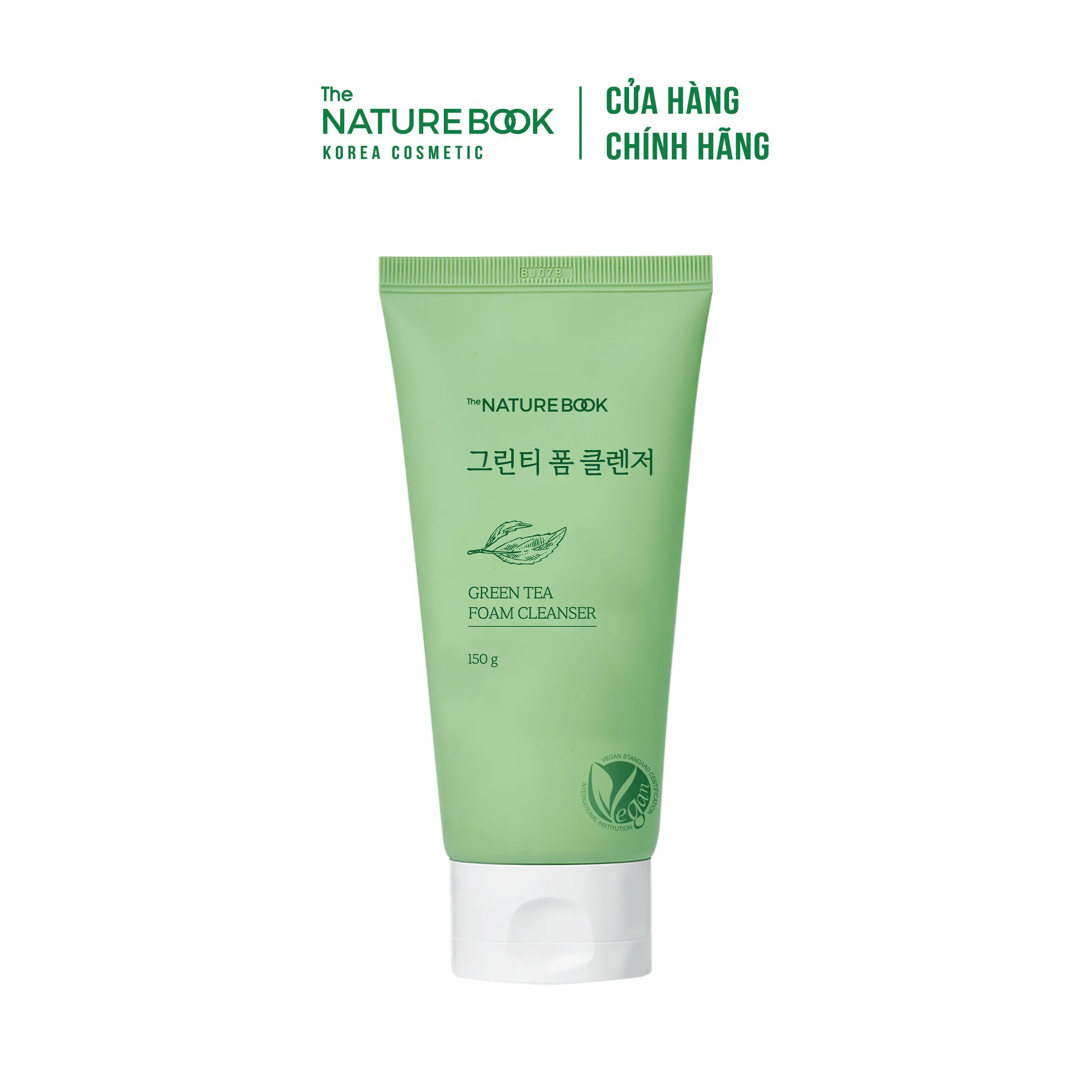 Sữa Rửa Mặt Trà Xanh Thuần Chay NATURE BOOK MALL Giúp Làm Sạch Dưỡng Ẩm Cho Da Dung Tích 150ml Nữ Skincare Tea