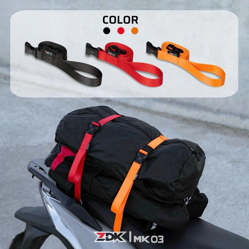 Dây đai đa năng ZDK MK03 dây cột đồ đi du lịch đi chơi đi phượt cao cấp chính hãng giá rẻ giữ chặt cố định hành lý vali túi xách balo an toàn bảo đảm chắc chắn