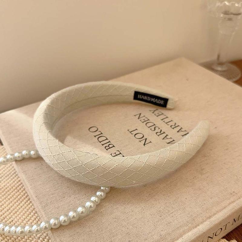 Product Introduction of South Korea Headband Female Autumn and Winter Simplicity Ins Style High Skull Top Headband High Sense Hair Accessories Hair Tie Hairband Hairpin 9