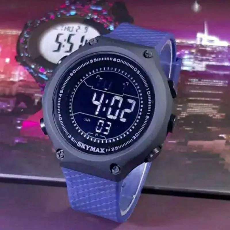 JAM TANGAN PRIA SKYMAX 100% ORIGINAL TAHAN AIR RUBBER