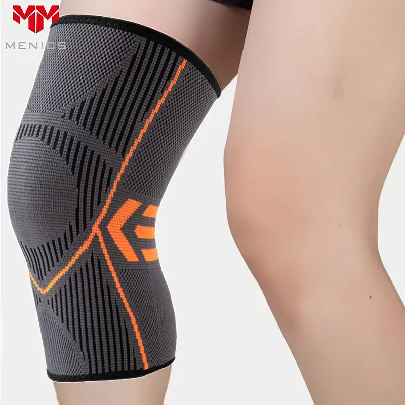 2-Pack Unisex Sports Knee Pads New Seasonal Breathable Fitness Basketball Running Cycling Hiking Training Non-Slip Air Conditioning Knee Sleeves 3