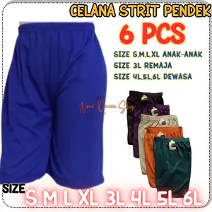 6 PCS STRIT/SHORT/TAYET ANAK-DEWASA Untuk Anak TK/SD/SMP/SMA/IBU-IBU