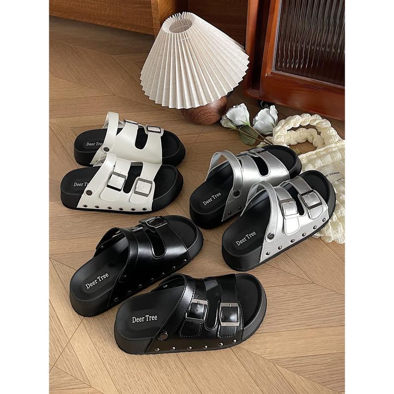 FULLBOX-QC Sandal nữ quai da mềm đi 2 kiểu trẻ trung SOZAKA - DéP Shoes
