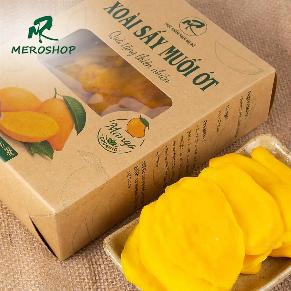 Xoài Sấy Dẻo Ít Đường (250Gr Hoặc 500Gr) Mẹ Rô Food Ăn Vặt