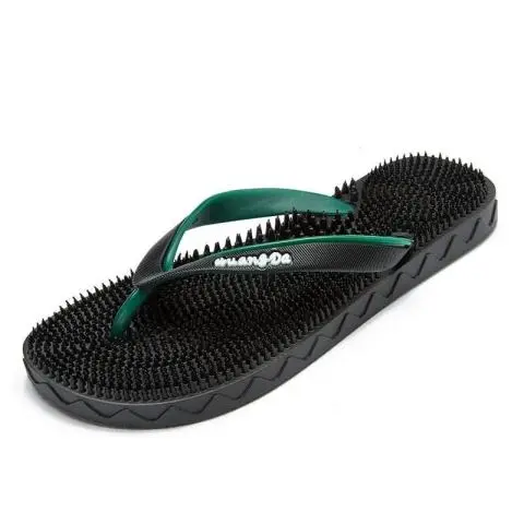 MEN'S FASHION FOOTMASSAGE RELAXING CLIP TOE  SLIPPER#2258-01