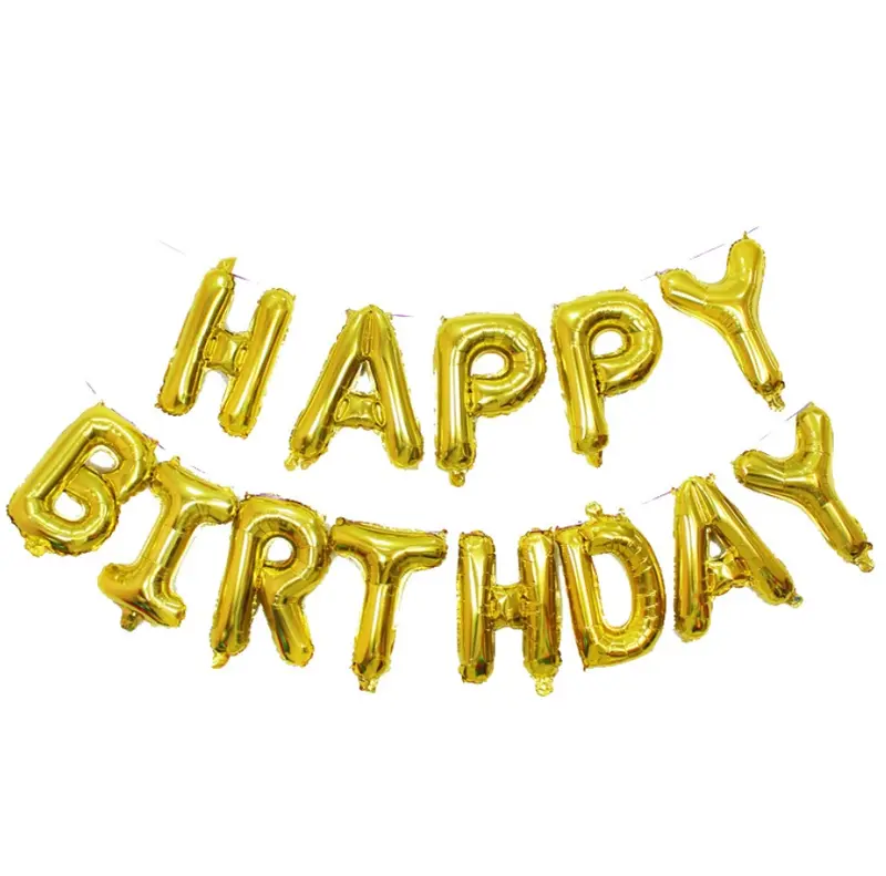Bóng chữ Happy Birthday trang trí sinh sinh nhật Cao Su 3