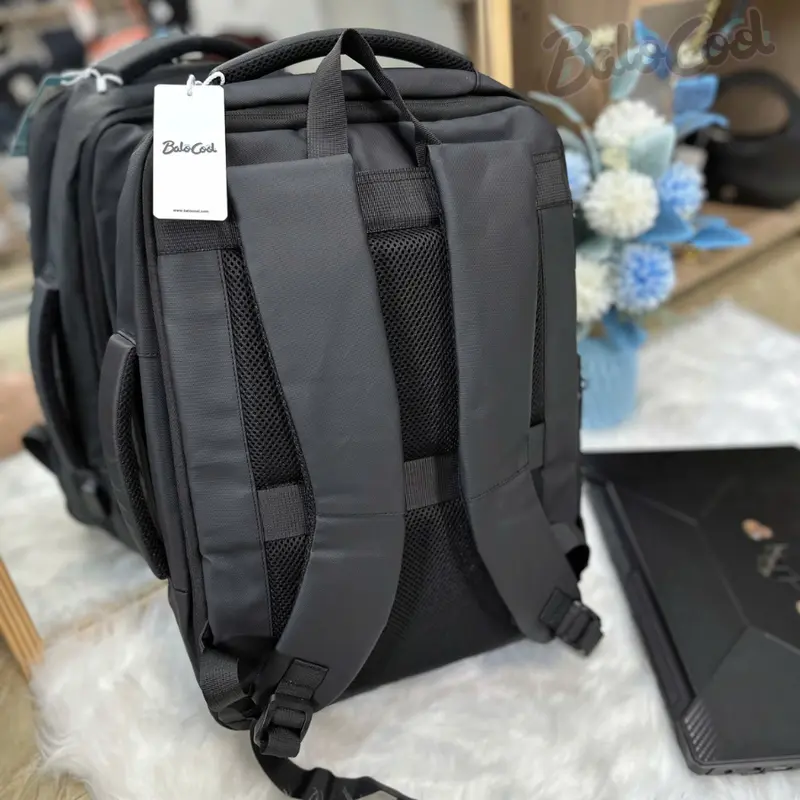 Balo Du Lịch Laptop 16inch BC753 Da PU Có Ngăn Mở Rộng 1