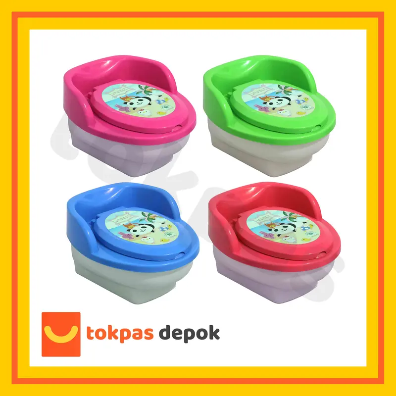 Pispot Anak 6 L Green Leaf 5109 Potty Training Seat Closet Duduk Chair Kursi Kloset 0
