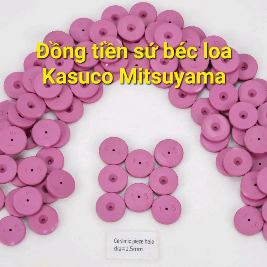 Đồng tiền Sứ béc loa Kasuco Mitsuyama