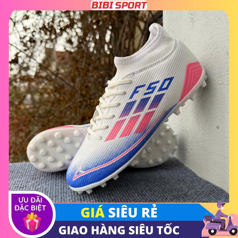 [TẶNG 3 QUÀ] Giày Đá Bóng ATOM F50 ELITE - Đế Đệm EVA [Tặng Lót Xịn + Tất Dệt Kim + Băng Cuốn] - Đã Khâu Full Đế, BH 3 Tháng