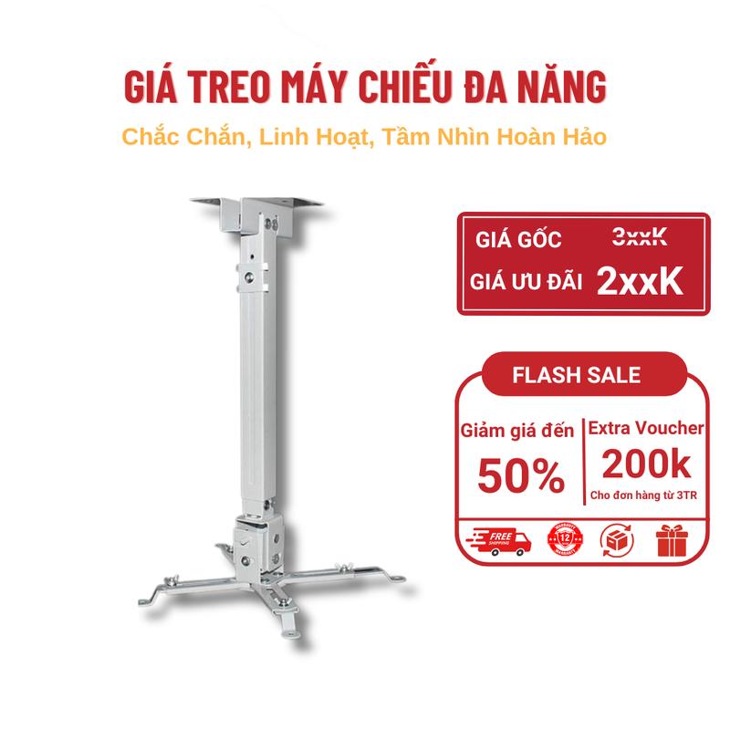  Giá treo máy chiếu đa năng 65cm khung kim loại siêu cứng chắc phù hợp đa số các loại máy chếu Phụ Kiện Nghe Nhạc 