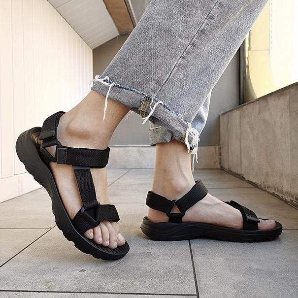 Sandal nam nữ siêu nhẹ, dép quai hậu học sinh quai chéo, giày sandal, dép xăng đan đế mềm êm chống trơn trượt hàng nhập cực êm, DéP Cao Su Đồng Len