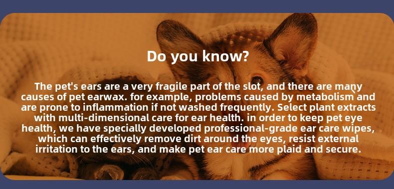 Product Introduction of Pet Ear Cleaner for Cats and Dogs, Ear Drop of Middle Ear Inflammation, Ear Mite Removal, Antibacterial, Suitable for Cats and Puppies 2